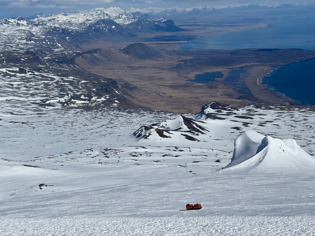 snaefellsnes view from summit glacier day tour