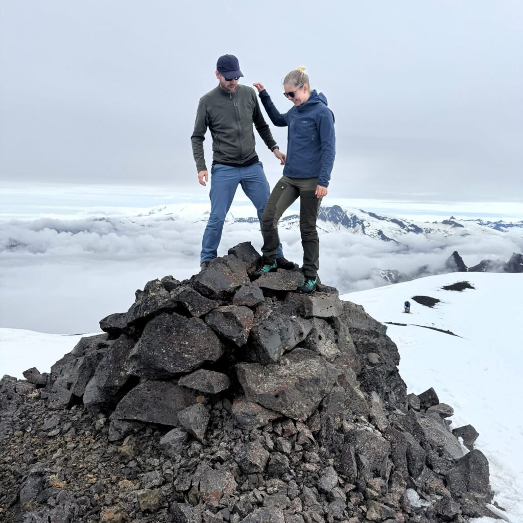 adalheidur thordur cairn birnudalstindur summit sq